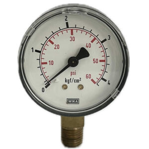 Manômetro 63mm Vertical 60x4 modelo 111.11.63