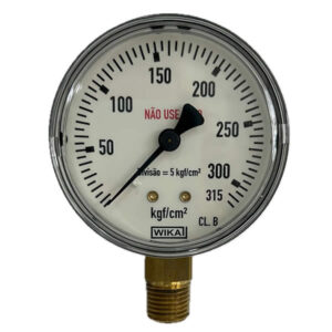 Manômetro 63mm Vertical 0-315 modelo 111.11.63