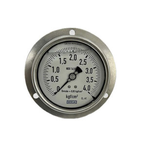 Manômetro 100mm Horizontal 0-4 kgf / cm² com glicerina modelo 213.54.100